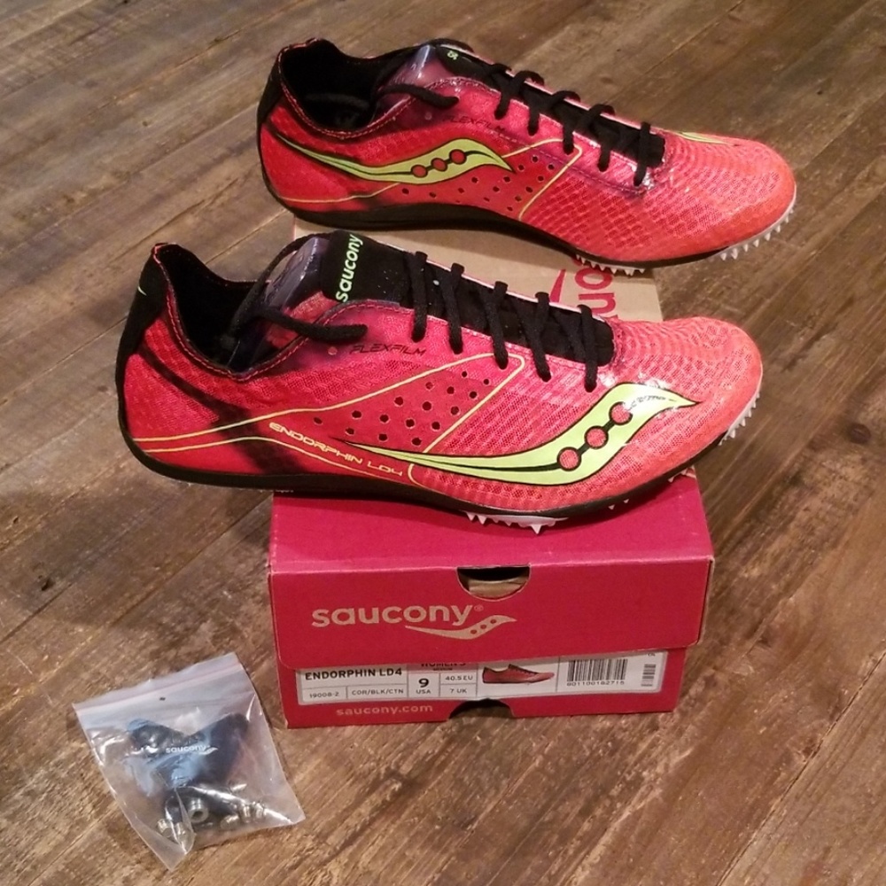 Saucony Endorphin LD4 Womens Track Running Shoes 9